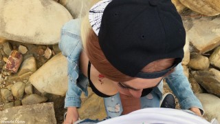 Miniatura filmu Hot Blonde Gives Skilled Blowjob Outdoor - Veronika Charm