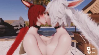 Miniatura filmu [FFXIV] Miqo'te Yuri Kiss test animation