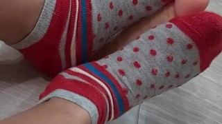 Miniatura filmu Footjob with socks!
