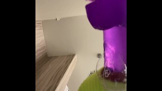 Miniatura filmu POV Ebony Sloppy Blowjob Dildo POV