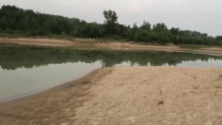 Miniatura filmu Public Masturbation with a Beautiful Scenery of a Lake out here in Bear Country while camping alone