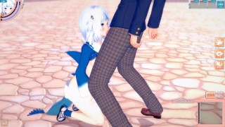 Miniatura filmu 【エロゲーコイカツ！】VTuber がうるぐら3DCGアニメ動画(バーチャルYoutuber)[Hentai Game Koikatsu! Gawr Gura(Anime 3DCG Video)]