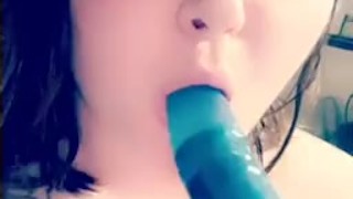Miniatura filmu Blowjob tease on dildo