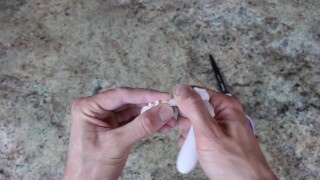 Miniatura filmu Fucking a Latex Glove in the Ass - Massive Cumshot