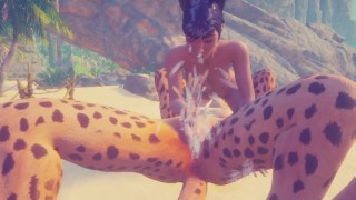 Miniatura filmu Trap the Cat FURRY lesbian sex on the beach