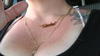 Miniatura filmu Nerdy Milf Smoking Cigarettes Showing Cleavage In Truck