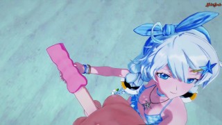 Miniatura filmu POV mouth fucking Kiana Kaslana on a table - Honkai Impact 3 Hentai.