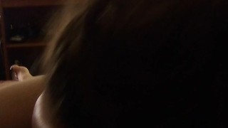 Miniatura filmu Pov blowjob facial and cum on tits (pretty thick girl moaning while sucking dick and begs for cum)