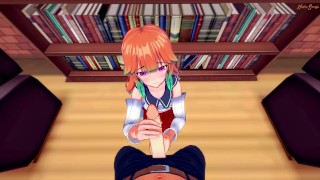 Miniatura filmu Takanashi Kiara gives you a blowjob then you mouth fuck her from your POV - Hololive Hentai.
