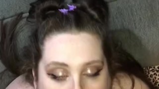 Miniatura filmu Cum Slut Wife Gives Blowjob Cumshot Into Throat & Tongue