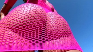 Miniatura filmu Jasmina Euro Only Anal Facial with Mugur & Lauro Giotto outdoor teasing, body stockings, Ass Tease#2