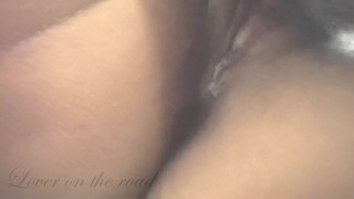 Miniatura filmu Passionate Amateur Cunnilingus licking MILF pussy for 10 minutes and 2 orgasms - Lover on the road